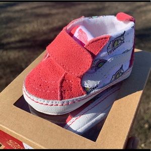 Baby Hi-Top Unicorn Sleigh Vans Sneaker Size 1